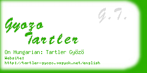 gyozo tartler business card